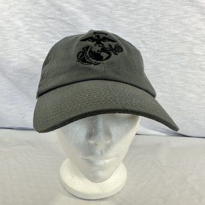 Bayside United States US Marines Corps USMC Marine Greenish Gray Cap Hat